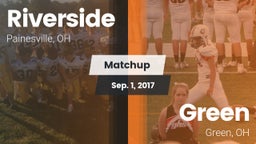 Matchup: Riverside High vs. Green  2017