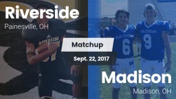 Matchup: Riverside High vs. Madison  2017