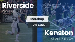 Matchup: Riverside High vs. Kenston  2017