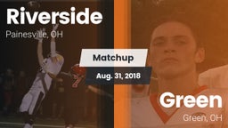 Matchup: Riverside High vs. Green  2018
