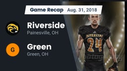 Recap: Riverside  vs. Green  2018