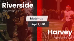 Matchup: Riverside High vs. Harvey  2018