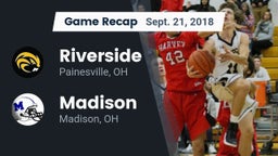 Recap: Riverside  vs. Madison  2018