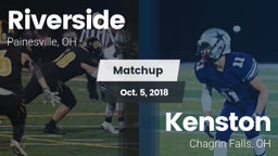 Matchup: Riverside High vs. Kenston  2018