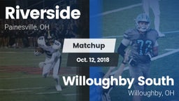Matchup: Riverside High vs. Willoughby South  2018