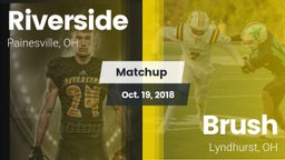 Matchup: Riverside High vs. Brush  2018