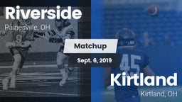 Matchup: Riverside High vs. Kirtland  2019
