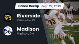 Recap: Riverside  vs. Madison  2019