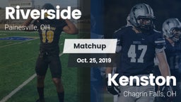 Matchup: Riverside High vs. Kenston  2019