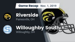 Recap: Riverside  vs. Willoughby South  2019