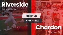 Matchup: Riverside High vs. Chardon  2020