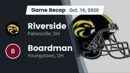 Recap: Riverside  vs. Boardman  2020