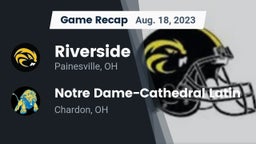 Recap: Riverside  vs. Notre Dame-Cathedral Latin  2023