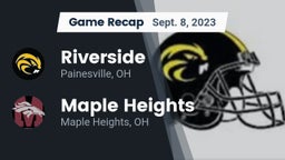 Recap: Riverside  vs. Maple Heights  2023