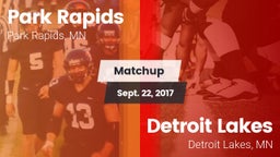 Matchup: Park Rapids High vs. Detroit Lakes  2017