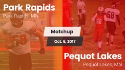 Matchup: Park Rapids High vs. Pequot Lakes  2017
