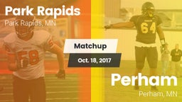 Matchup: Park Rapids High vs. Perham  2017