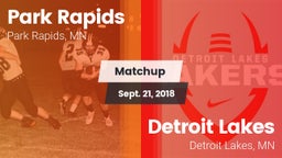 Matchup: Park Rapids High vs. Detroit Lakes  2018