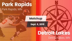 Matchup: Park Rapids High vs. Detroit Lakes  2019