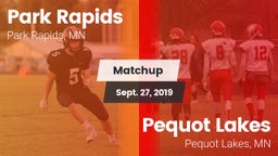 Matchup: Park Rapids High vs. Pequot Lakes  2019