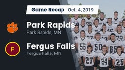 Recap: Park Rapids  vs. Fergus Falls  2019