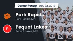 Recap: Park Rapids  vs. Pequot Lakes  2019