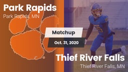 Matchup: Park Rapids High vs. Thief River Falls  2020