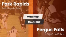 Matchup: Park Rapids High vs. Fergus Falls  2020
