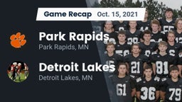 Recap: Park Rapids  vs. Detroit Lakes  2021