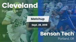 Matchup: Cleveland High vs. Benson Tech  2018