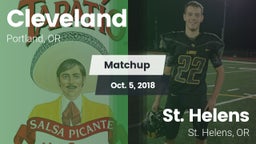 Matchup: Cleveland High vs. St. Helens  2018