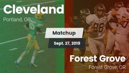 Matchup: Cleveland High vs. Forest Grove  2019