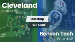 Matchup: Cleveland High vs. Benson Tech  2019