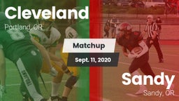 Matchup: Cleveland High vs. Sandy  2020