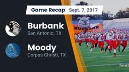 Recap: Burbank  vs. Moody  2017