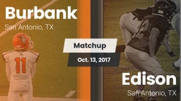 Matchup: Burbank  vs. Edison  2017