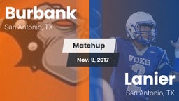 Matchup: Burbank  vs. Lanier  2017