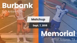Matchup: Burbank  vs. Memorial  2018