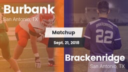 Matchup: Burbank  vs. Brackenridge  2018