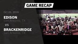 Recap: Edison  vs. Brackenridge  2016