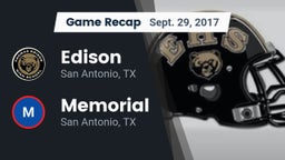 Recap: Edison  vs. Memorial  2017