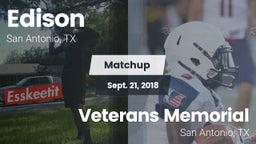 Matchup: Edison  vs. Veterans Memorial 2018
