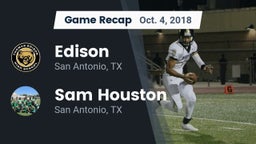 Recap: Edison  vs. Sam Houston  2018