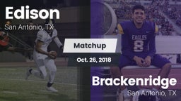 Matchup: Edison  vs. Brackenridge  2018