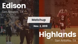 Matchup: Edison  vs. Highlands  2018