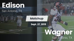 Matchup: Edison  vs. Wagner  2019
