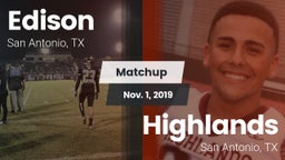 Matchup: Edison  vs. Highlands  2019