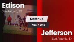 Matchup: Edison  vs. Jefferson  2019