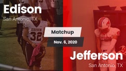 Matchup: Edison  vs. Jefferson  2020