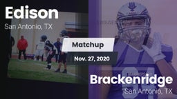 Matchup: Edison  vs. Brackenridge  2020